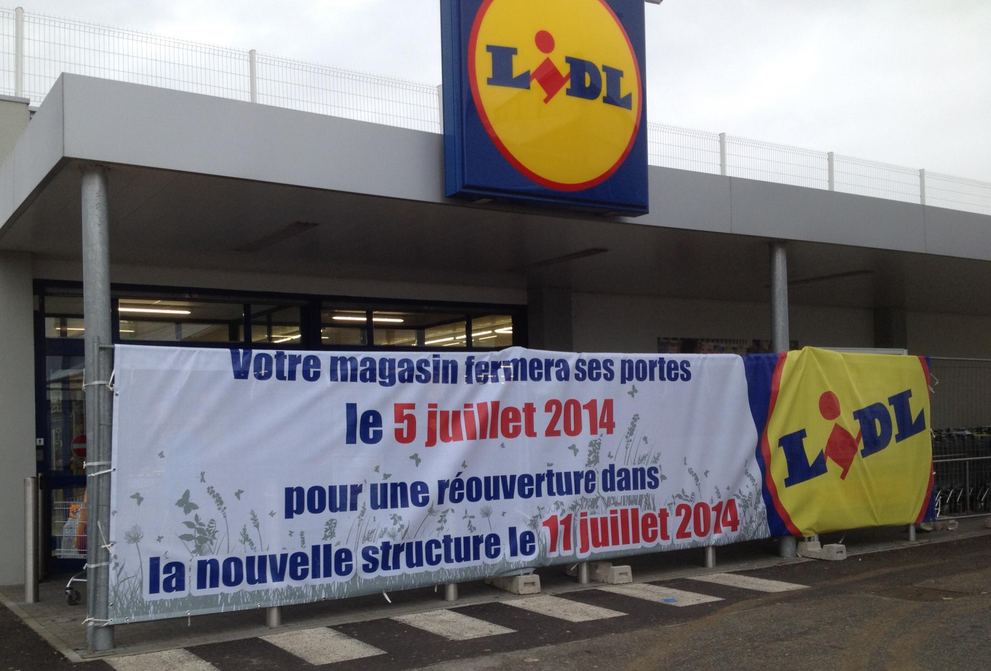 LIDL entrée