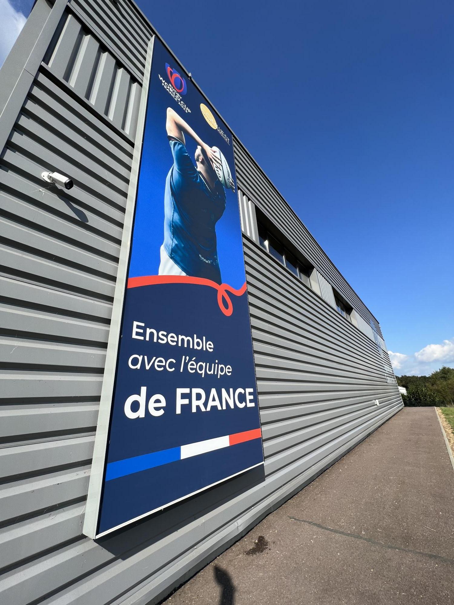 Bâche équipe de France