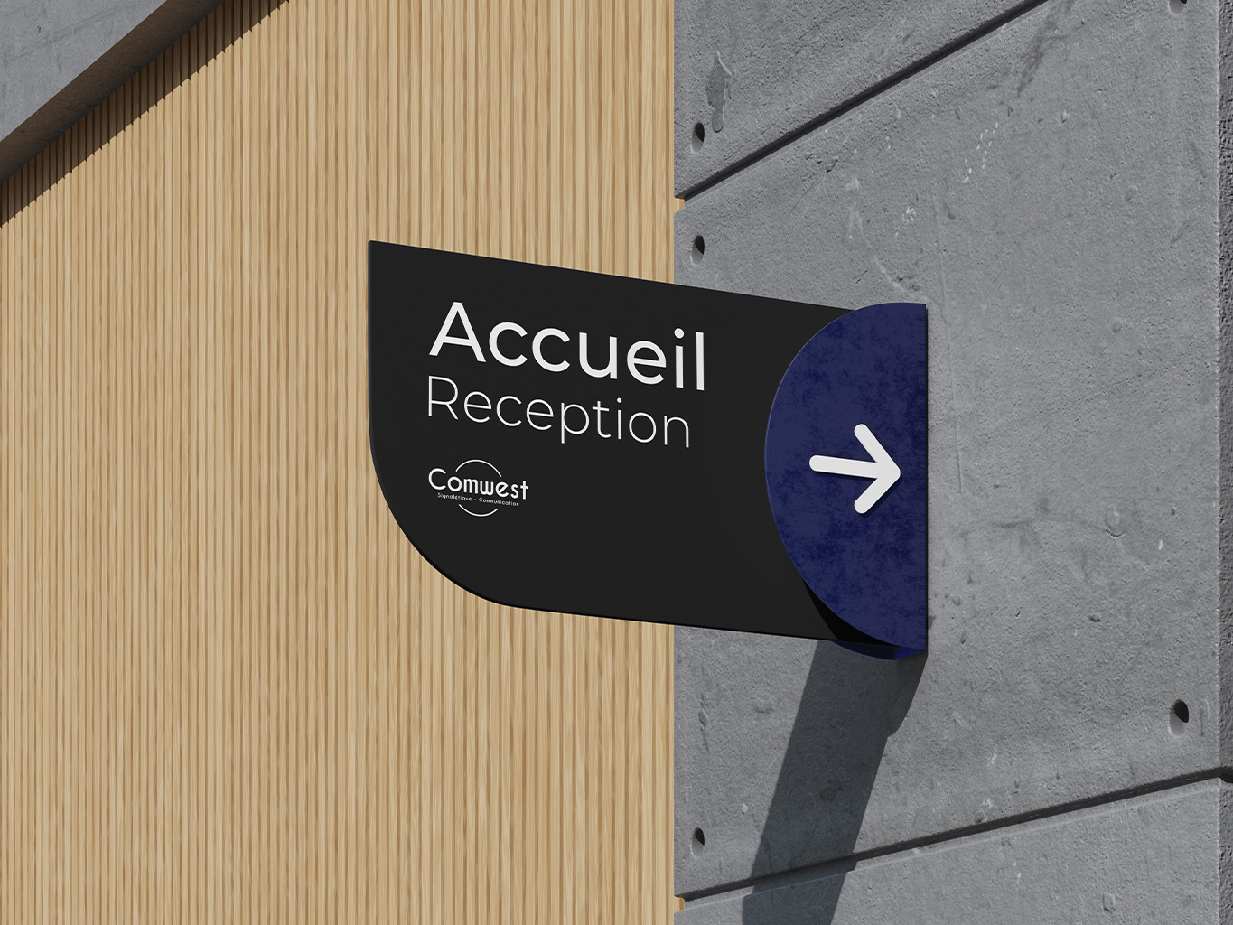 Signalétique directionnelle pour entreprise à Rouen et en Normandie