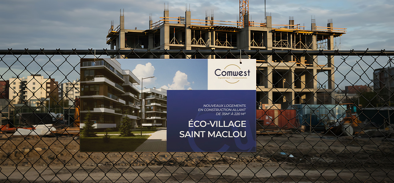 Signalétique de chantier COMWEST