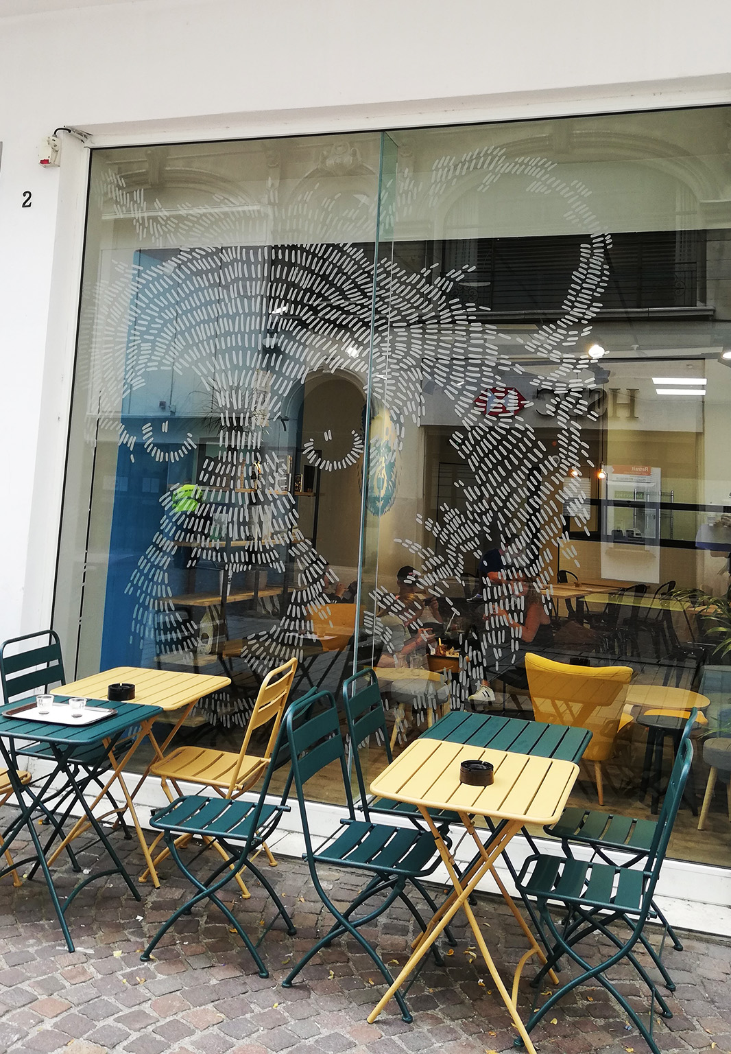 Vitrophanie extérieure 7