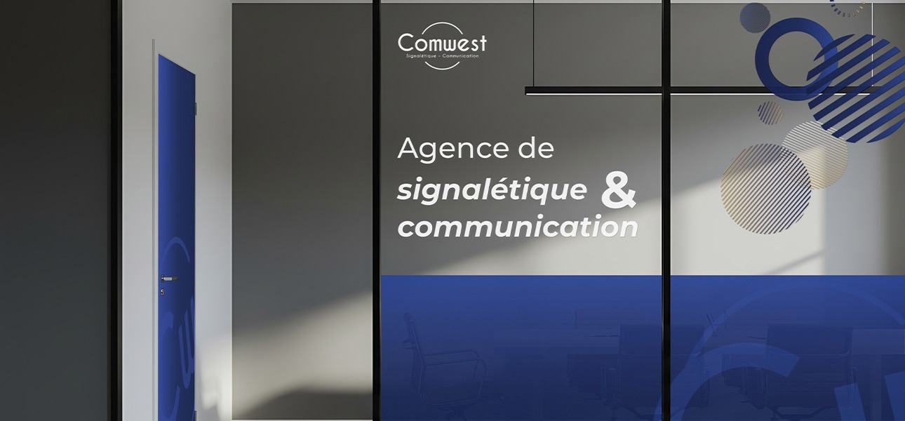 Vitrophanie intérieure COMWEST